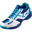 Yonex Unisex Power Cushion 39 Badminton Shoes - White / Blue - thumbnail image 1