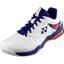 Yonex Mens Power Cushion 57 Badminton Shoes - White/Orange - thumbnail image 1