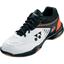 Yonex Mens Power Cushion 65 R 3 Badminton Shoes - White/Orange - thumbnail image 1