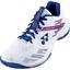 Yonex Mens Cascade Accel Wide Badminton Shoes - White/Purple - thumbnail image 1