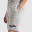Ellesse Mens Silvan Fleece  Shorts - Grey Marl - thumbnail image 2
