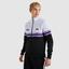 Ellesse Mens Rimini Track Top - Black/White - thumbnail image 1