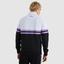 Ellesse Mens Rimini Track Top - Black/White - thumbnail image 3