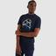 Ellesse Mens Graff Tee - Navy Blue - thumbnail image 4