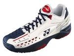 Yonex Mens SHT 308 Tennis Shoes - White/Navy - thumbnail image 1