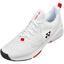 Yonex Mens Sonicage 3 Tennis Shoes - White/Red - thumbnail image 1