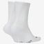 Nike Multiplier Cushioned Socks (2 Pairs) - White