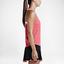 Nike Womens Slam Printed Breathe Tank Top - Ember Glow/White - thumbnail image 2