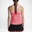 Nike Womens Slam Printed Breathe Tank Top - Ember Glow/White - thumbnail image 4
