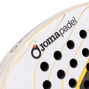 Joma Slam Pro Iconic Padel Racket - White/Gold - thumbnail image 7