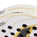 Joma Slam Pro Iconic Padel Racket - White/Gold - thumbnail image 9