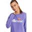 Ellesse Womens Caserta Sweatshirt - Purple - thumbnail image 5