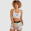 Ellesse Womens Raberona Bra Top - White - thumbnail image 1