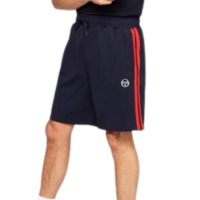 Sergio Tacchini Mens Pietrapertosa Tennis Shorts - Navy/Red