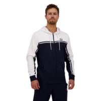 Sergio Tacchini Mens Young Line Hoodie - White/Navy