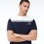 Sergio Tacchini Mens Young Line Pro Tennis Tee - Navy/White - thumbnail image 2