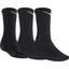Nike Cotton Half-Cushion Crew Socks (3 Pairs) - Black - thumbnail image 2