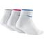 Nike Dri-FIT Womens Lightweight Quarter Socks (3 Pairs) - White - thumbnail image 2