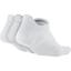 Nike Womens Dri-FIT Cushion No-Show Tab Socks (3 Pairs) - White - thumbnail image 2