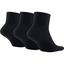 Nike Lightweight Quarter Training Socks (3 Pairs) - Black - thumbnail image 2