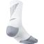 Nike Elite Cushioned Crew Running Socks (1 Pair) - White/Grey