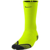 Nike Elite Cushioned Crew Running Socks (1 Pair) - Volt/Anthracite