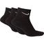 Nike Everyday Ankle Socks (3 Pairs) - Black - thumbnail image 2