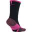 Nike Elite Crew Tennis Socks (1 Pair) - Black/Hyper Pink - thumbnail image 2