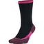 Nike Elite Crew Tennis Socks (1 Pair) - Black/Hyper Pink - thumbnail image 1