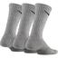 Nike Performance Cushioned Crew Socks (3 Pairs) - Dark Grey Heather - thumbnail image 2