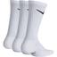 Nike Kids Performance Cushioned Crew Training Socks (3 Pairs) - White - thumbnail image 2
