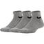 Nike Kids Performance Cushioned Quarter Tennis Socks (3 Pairs) - Grey - thumbnail image 1