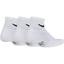 Nike Kids Performance Cushioned Quarter Tennis Socks (3 Pairs) - White - thumbnail image 2
