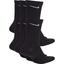 Nike Everyday Cushion Crew Socks (6 Pairs) - Black/White - thumbnail image 2