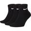 Nike Everyday Cushion Ankle Socks (3 Pairs) - Black - thumbnail image 1