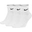 Nike Everyday Training Socks (3 Pairs) - White/Black - thumbnail image 1