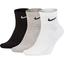 Nike Everyday Cushion Ankle Sock (3 Pairs) - Multi-coloured - thumbnail image 1