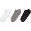 Nike Everyday Cushioned No-Show Socks (3 Pairs) - White/Grey/Black - thumbnail image 1