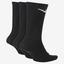 Nike Everyday Lightweight Crew Socks (3 Pairs) - Black - thumbnail image 2