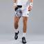 Hydrogen Mens Spray Tech Tennis Shorts - White/Black - thumbnail image 1