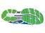 Asics Mens GEL Nimbus 15 Running Shoes - Blue/Silver/Green - thumbnail image 2