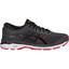 Asics Mens GEL-Kayano 24 Running Shoes - Dark Grey/Black/Fiery Red - thumbnail image 1