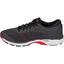 Asics Mens GEL-Kayano 24 Running Shoes - Dark Grey/Black/Fiery Red - thumbnail image 2