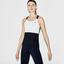 Lacoste Womens Tennis Tank Top - White/Navy - thumbnail image 2