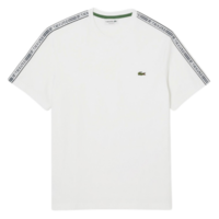 Lacoste Mens Logo Stripe T-Shirt - White