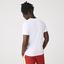 Lacoste Mens 3D Print T-Shirt - White/Red - thumbnail image 4
