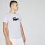 Lacoste Mens Crocodile Technical Jersey T-Shirt - Grey Chine - thumbnail image 5