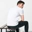 Lacoste Mens Crew Neck T-Shirt - White/Woodland Green - thumbnail image 3
