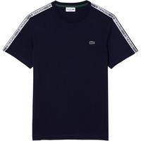 Lacoste Mens Logo Stripe T-Shirt - Navy