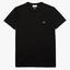 Lacoste Mens Crew Neck T-Shirt - Black - thumbnail image 1